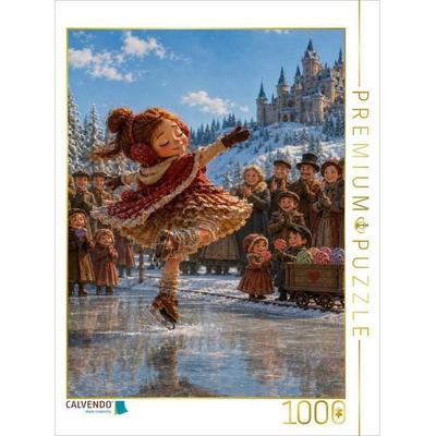 CALVENDO Puzzle Winterzauber auf dem Eis | 1000 Teile Lege-Größe 64x48cm Foto-Puzzle für glückliche Stunden