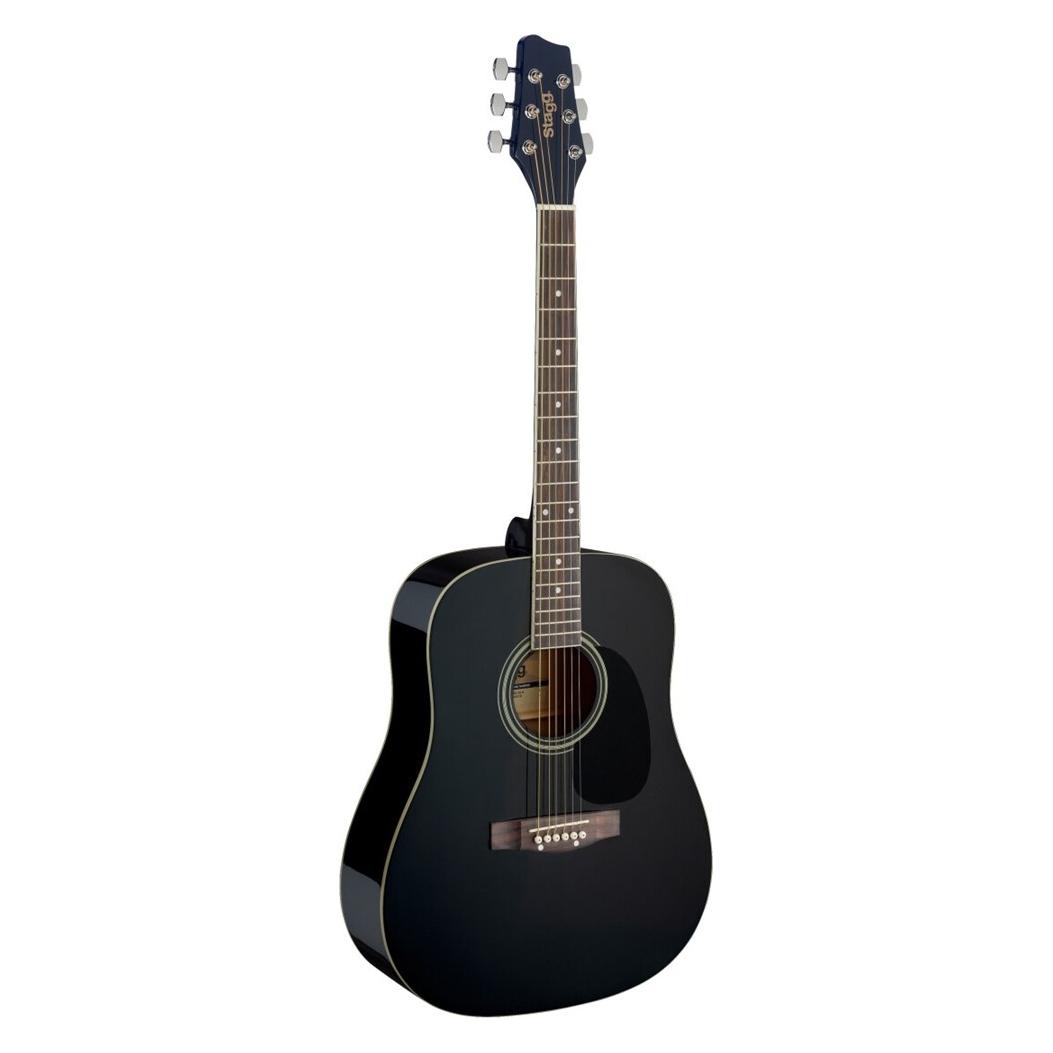 Stagg SA20D BLK - gitara akustyczna (Akustik Gitarre) (SSA20DBLK)