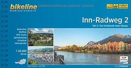 Esterbauer Verlag - Inn-Radweg / Inn-Radweg 2: Von Innsbruck nach Passau. 1:50.000, 320 km (Bikeline Radtourenbücher) - Preis vom 30.09.2026 09:01:18 h