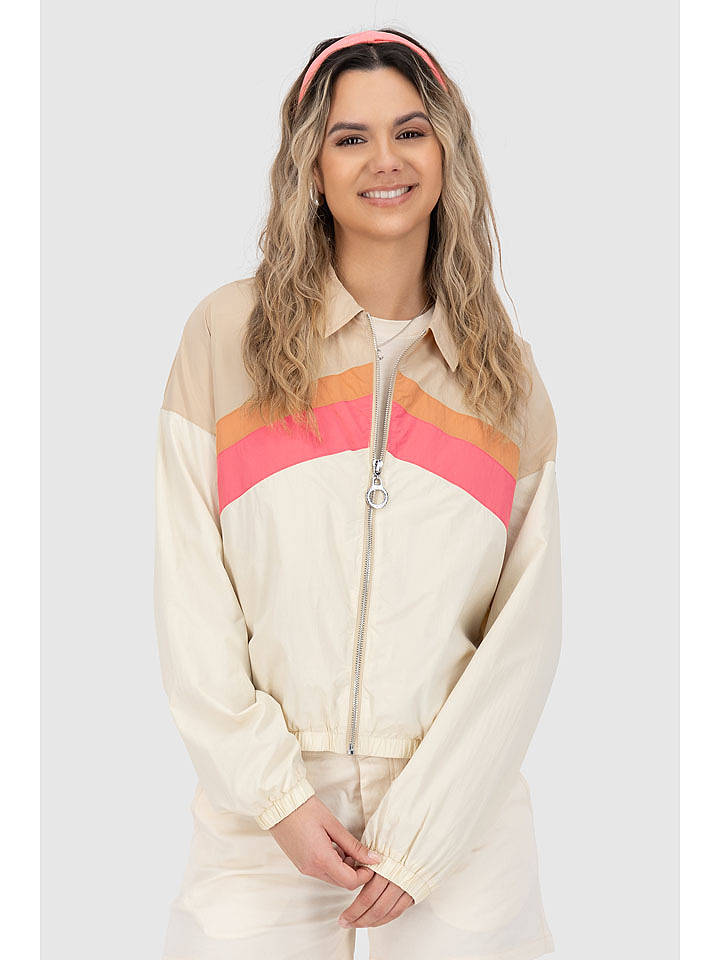 alife and kickin Blouson "Rya" in Creme/ Pink - XS
