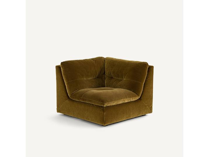 AM.PM Angle 90° modulable en velours, GIULIANO Angle réversible Marron Bronze