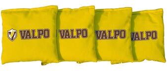 Skip's Garage Valparaiso University White Cornhole Bags