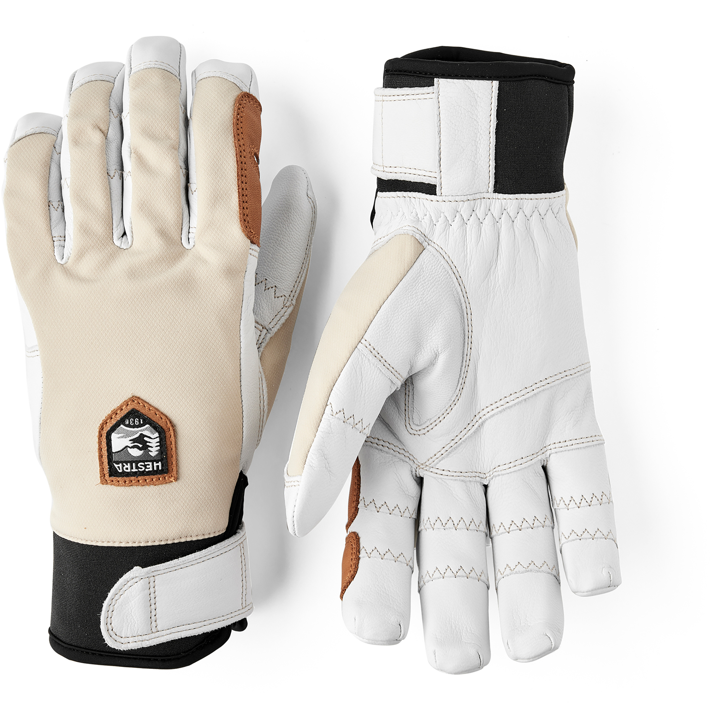 Hestra Ergo Grip Active Skihandschuhe grau Größe 7 Trekking Winddicht Windstopper | GORE-TEX