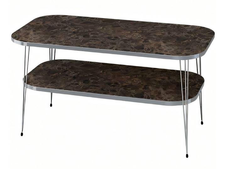 Xlmoebel Couchtisch XLMOEBEL eleganter Holz-Couchtisch in dunklem Braun (Packung, Couchtisch), Made in Europa