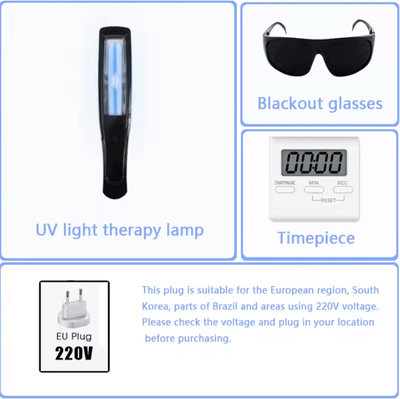 Inspire Curations 311nm Narrowband UVB Phototherapy Lamp For Targeted Skin Care 220v Eu