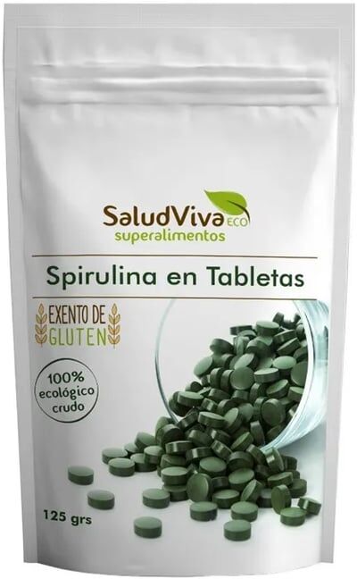 Salud Viva Spirulina Em Comprimidos Biológica. 125g