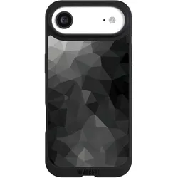 Nivocase Handyhülle für Apple iPhone Air Hülle NIVOpure Case Schwarz Mosaik Muster Tarnmuster (Apple iPhone Air), Smartphone Hülle, Schwarz