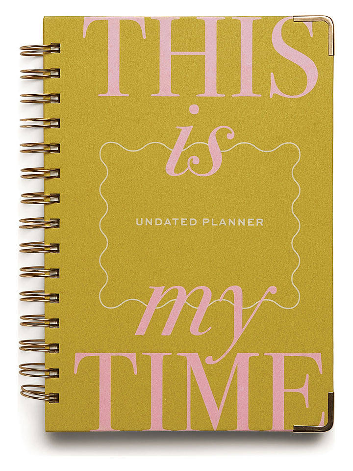 DESIGNWORKS INK ® Planer "My Time" in Khaki - (L)21 x (B)16 cm - onesize