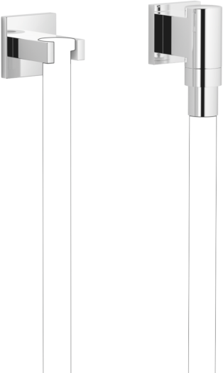 Dornbracht Kneipp-Wandanschlussbogen WaterTube 2782297900 chrom, mit Schlauchhalter/Einzelrosette