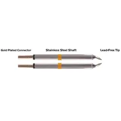Thermaltronics Pinzetten-Paar Meissel 1,00mm (0,04") (Pinzette), Lötgerät Zubehör