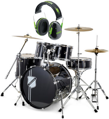 Millenium Focus 20 Drum Bundle Black Schwarz