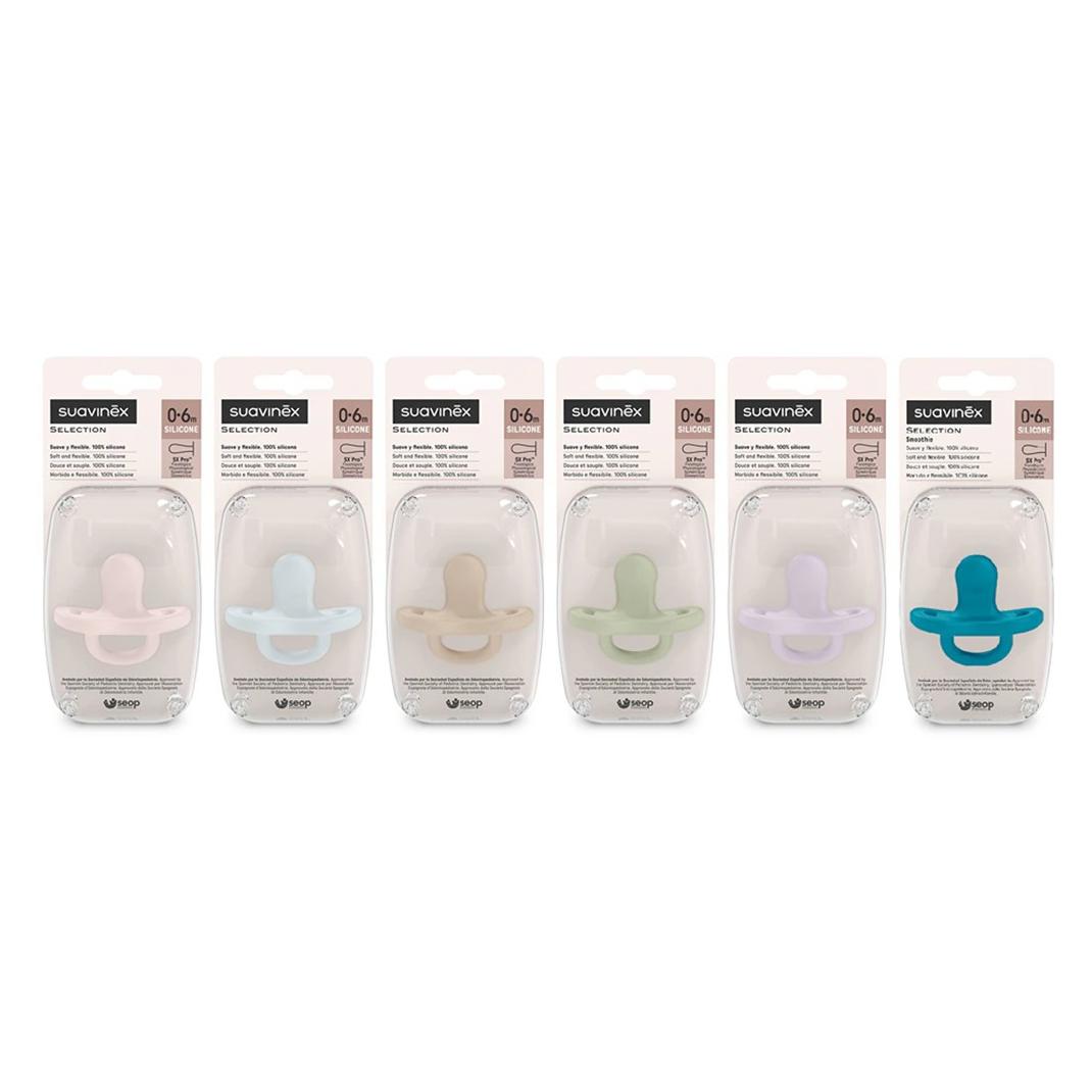 Suavinex Schnuller umkehrbar SX Pro 0-6M lila (0 - 6 Monate) (SU308604)