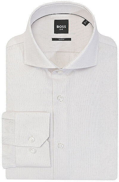 Boss Hemd Slim Fit beige   42 42