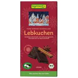Rapunzel Zartbitter Schokolade mit Lebkuchengewürz bio
