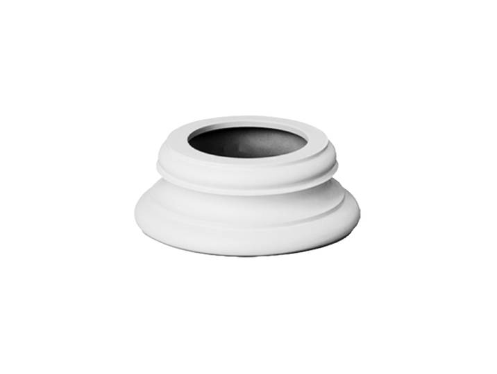 Zierelement Fussstück für Säule „K 1152“ - Ø 32 cm Weiss Orac Decor