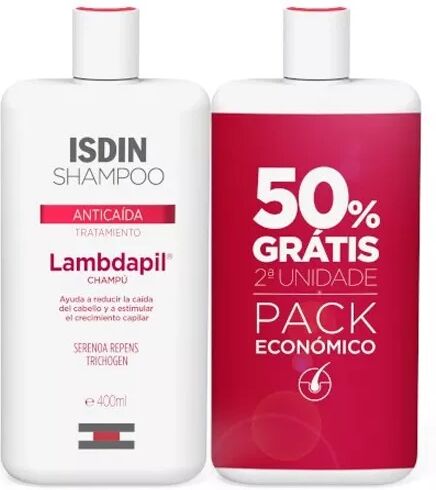 ISDIN Lambdapil Champú Anticaída 400ml 50% Descuento En 2 Unidades