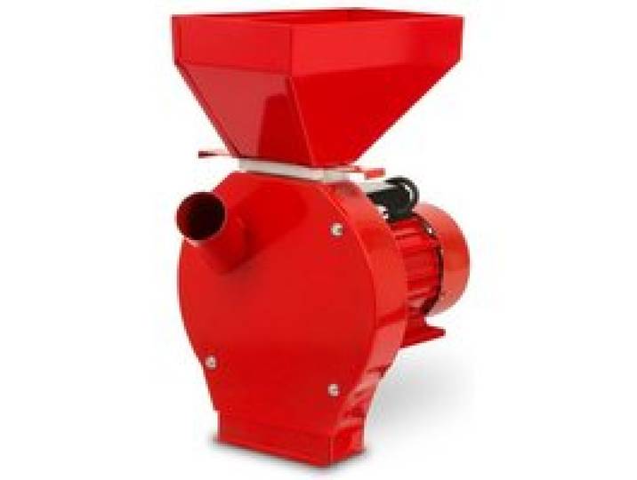 Moulin à grains électrique EBERTH - Broyeur multi-usage 1100W - Rouge