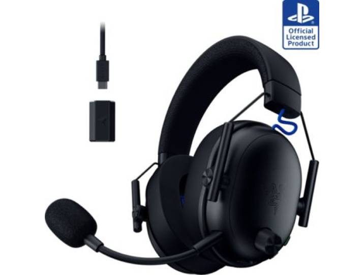 Razer - Casque Gamer Blackshark V3 Playstation Noir