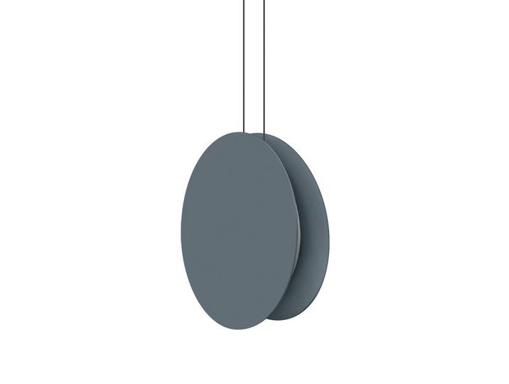 Linea Light Hängelampe Yo-Yo, dimmbar, alu / grau / zink, für Wohn- / Esszimmer, Aluminium