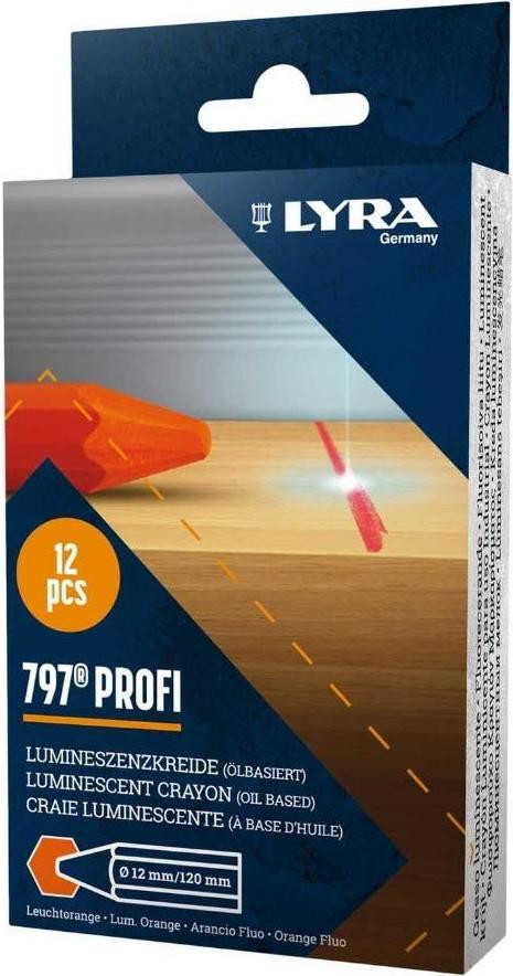 Lyra Profi 797 fluorescerende viltstiften, oranje (12 stuks)