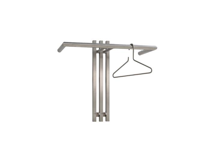 Design Wandgarderobe „Senza“ Edelstahl Spinder Design