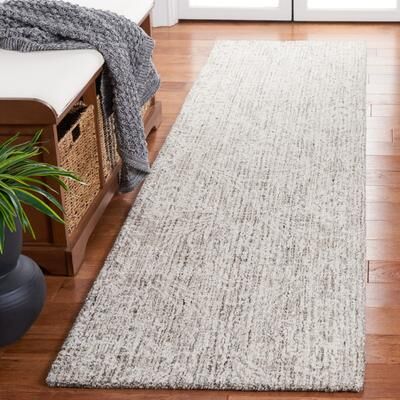 SAFAVIEH Handmade Ebony Barba Modern Wool Rug
