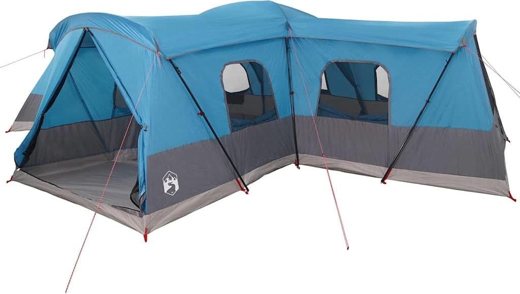 vidaXL Zelt für 16 Personen 16 Personen Blau