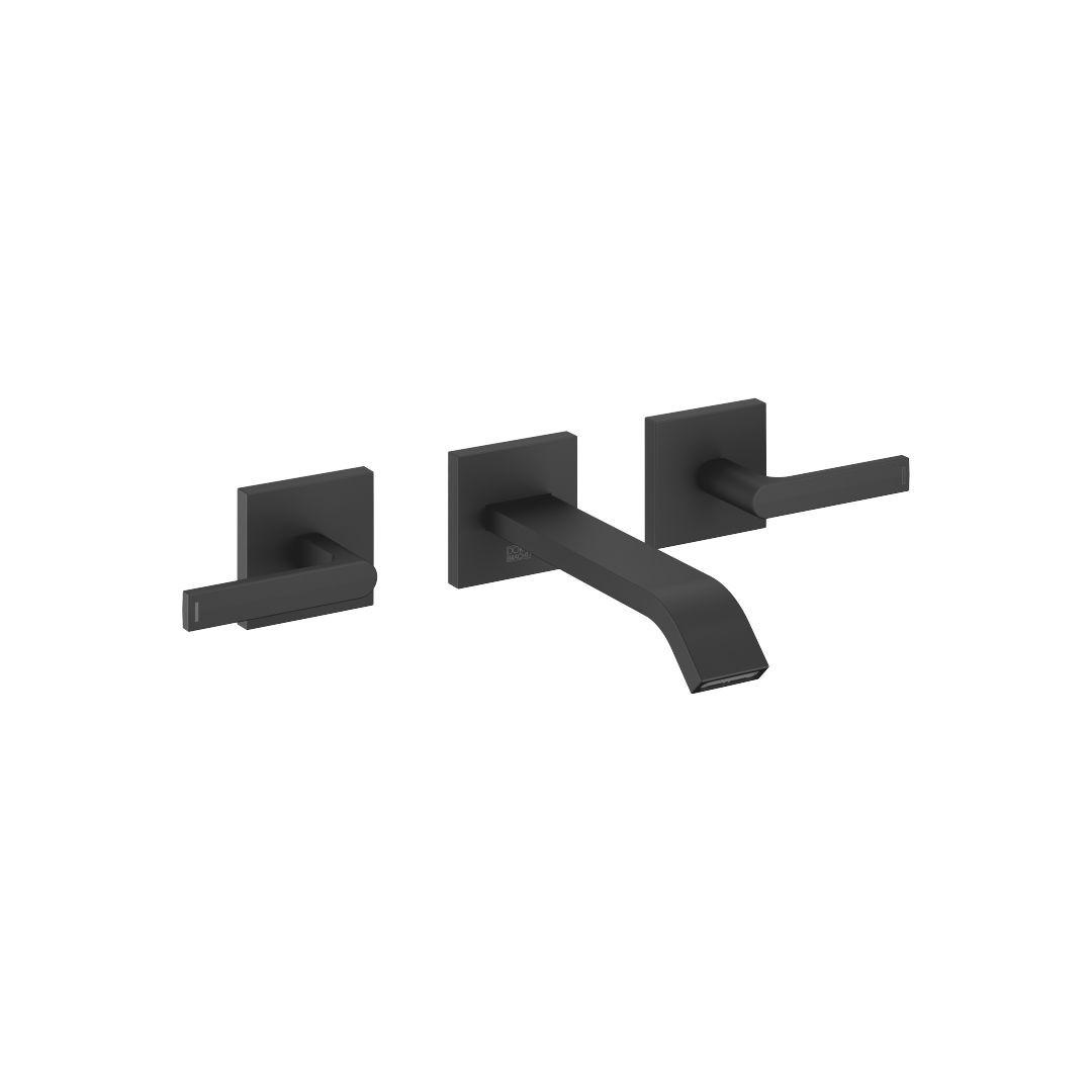 Dornbracht Waschtisch-Wandbatterie ohne Ablaufgarnitur IMO 36712671 Schwarz matt, 36712671-33 36712671-33