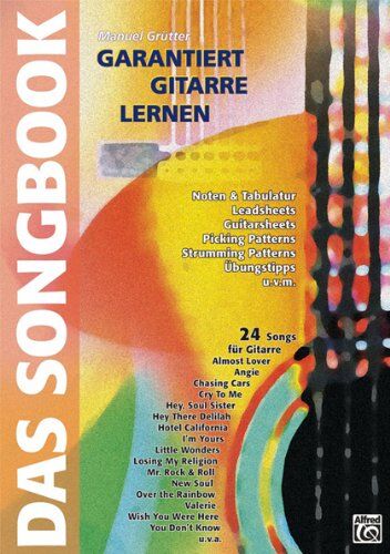 Manuel Grütter - Garantiert Gitarre Lernen - das Songbook: 24 Songs für Gitarre - Preis vom 06.10.2026 07:26:00 h