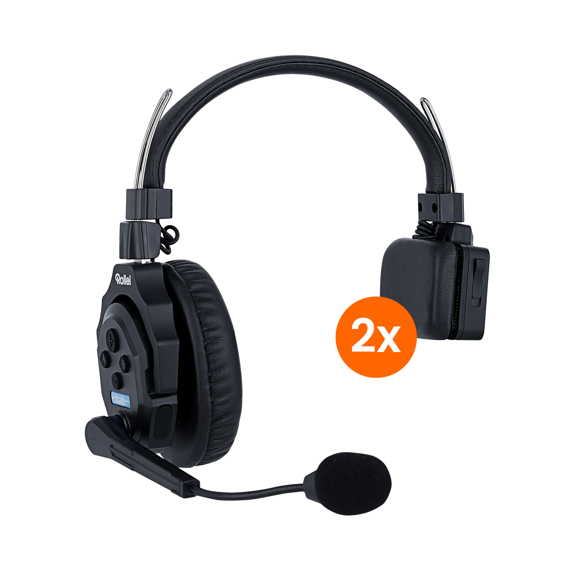 Rollei Xtalk X2 Intercom-Headsets 28670