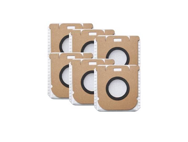 Dreame 6x sacs de collecte de poussière originaux Dreame 2.5 L\, compatibles avec la station d'aspiration Z10\, grande capacité\, vidange rapide - Pack de 6