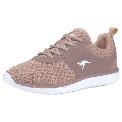 Sneaker KANGAROOS "Bumpy", Damen, Gr. 38, rosa (altrosa), Textil, Schuhe Damenschuh Sneaker low