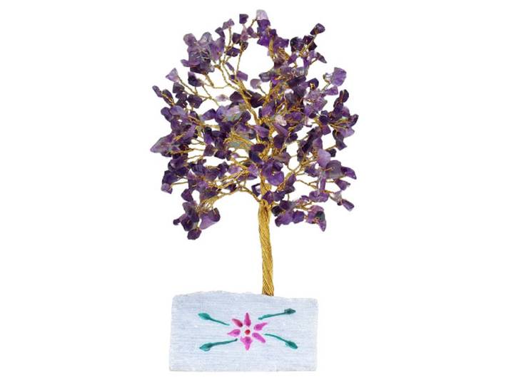 Amethist edelsteenboom - 320 stenen