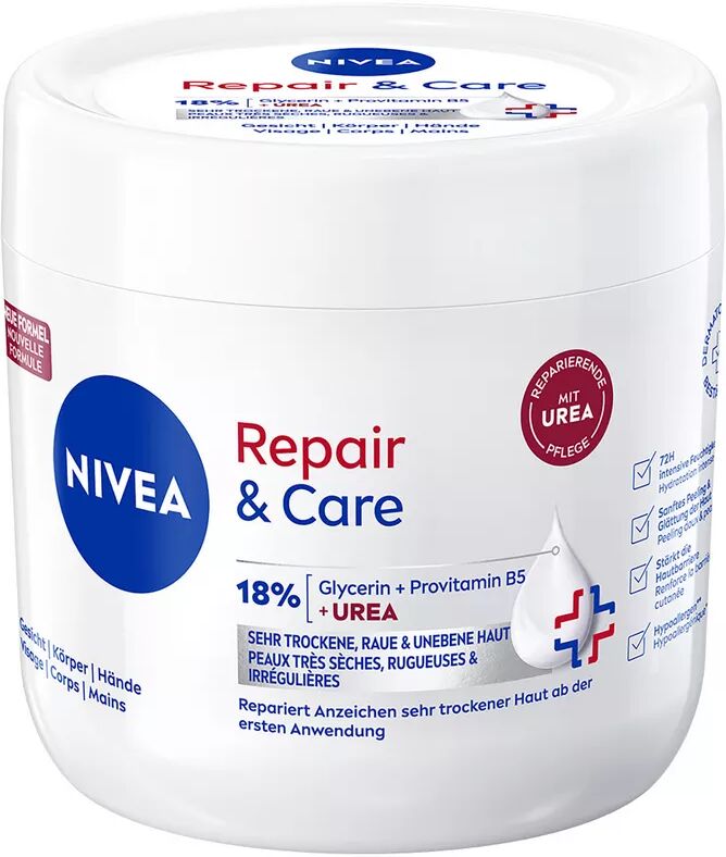 Nivea - Repair & Care Urea Extra Repair Creme, 400 ml