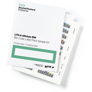 HPE Barcode-Etiketten Q2013A, LTO 6, Ultrium, 110 Etiketten, wiederbeschreibbar