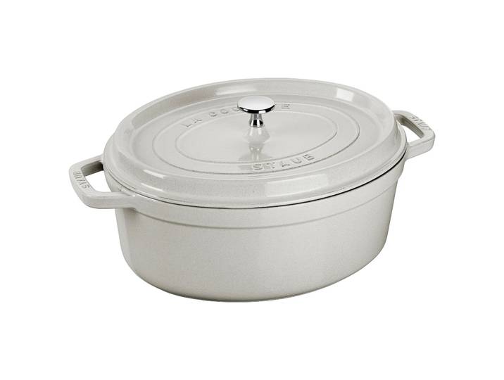 STAUB Fait-tout Staub White Truffle oval 5,5 l