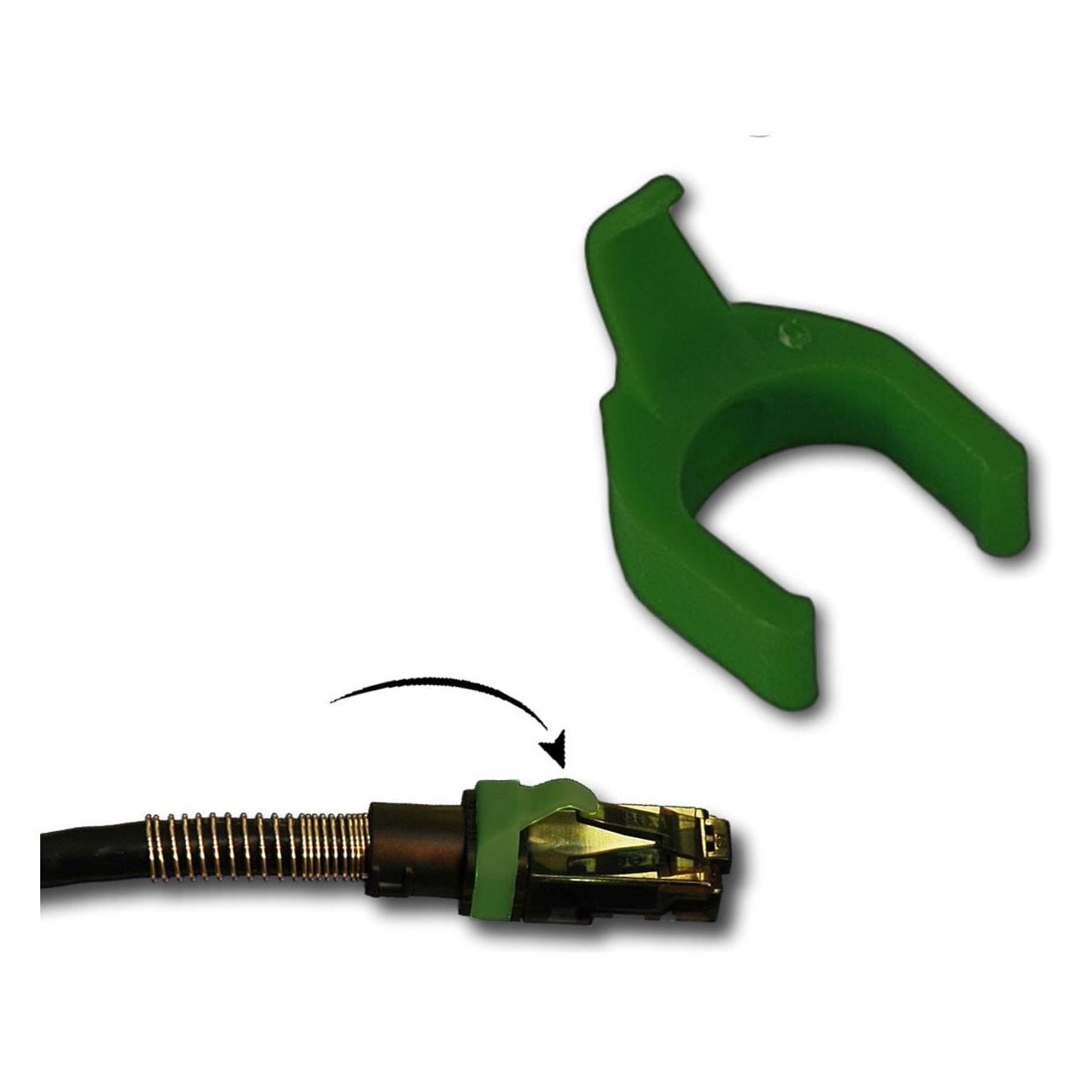 PatchSee Kabel Clip Farbe Dunkelgrün, Set= (PK-C-VS-PC)