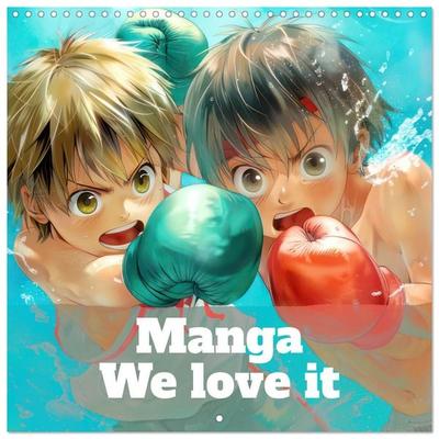 Manga - We love it (Wall Calendar 2026 12 × 12 Inch) CALVENDO 12 Month Wall Calendar
