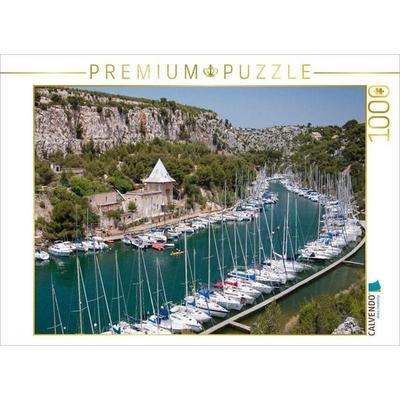 CALVENDO Puzzle Calanque de Port Pin | 1000 Teile Lege-Größe 64x48cm Foto-Puzzle für glückliche Stunden