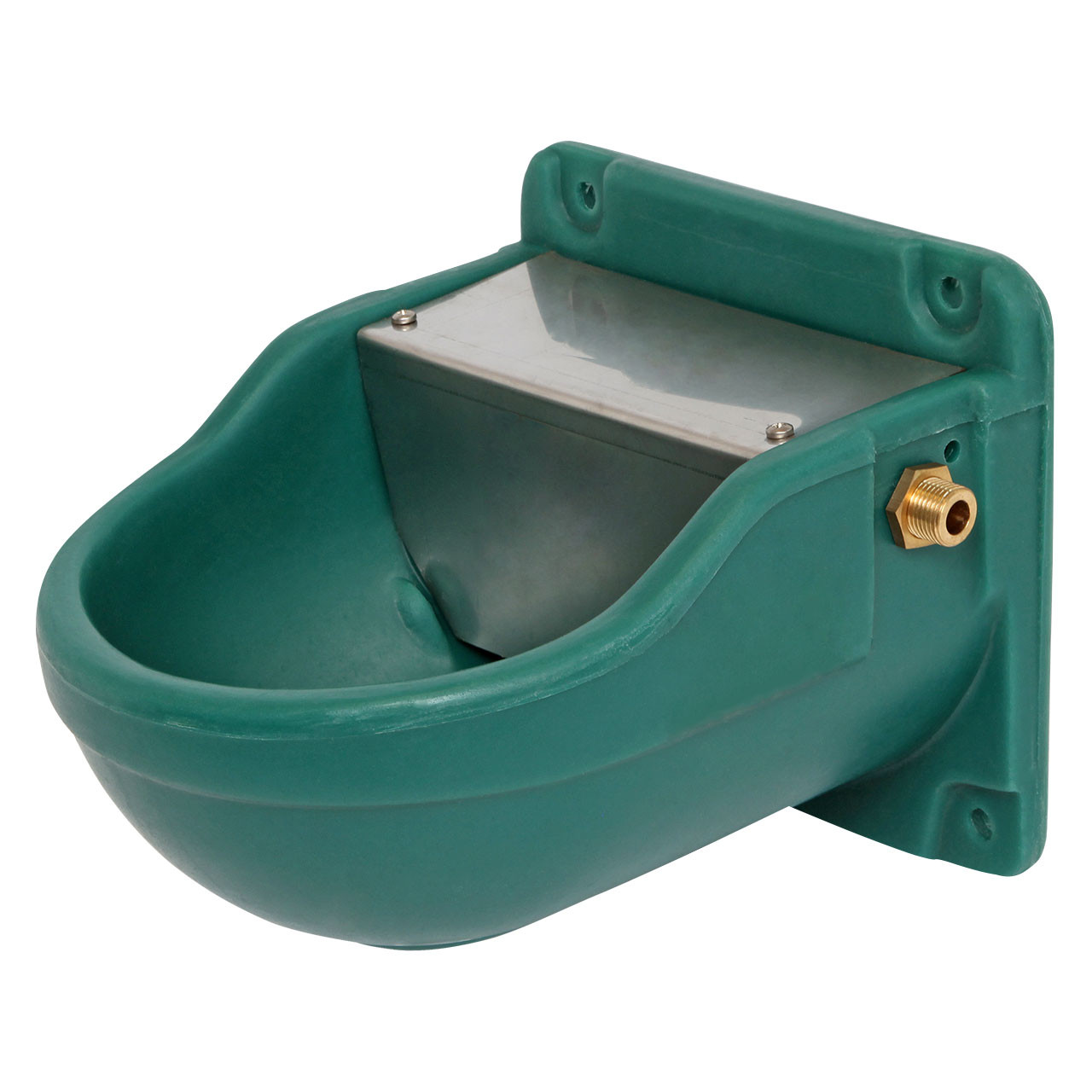REKUBIK 4 Liter Tränkebecken 1/2" AG mit Niederdruck Schwimmerventil DBL4-N