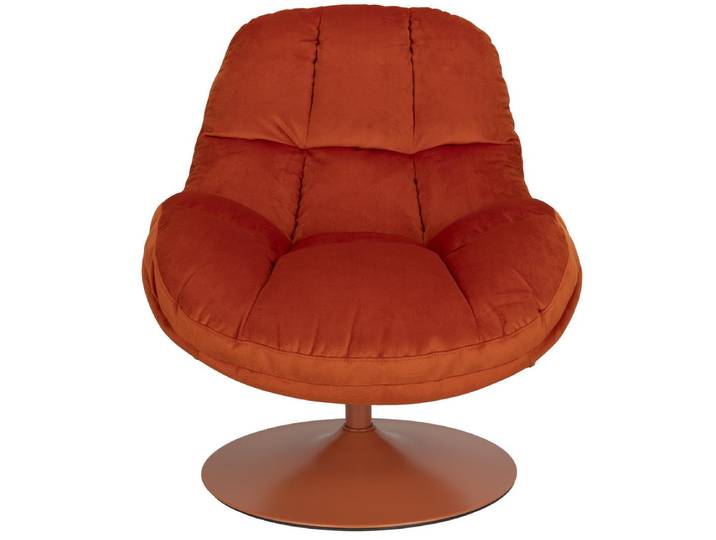 Loungesessel Beefy – aus Polyester - Orange - Luxusbetten24