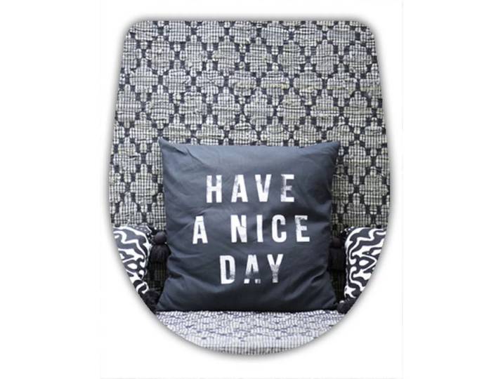 Diaqua - WC-Sitz Arles Slow Down Nice day, One Size, Multicolor