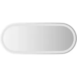 vidaXL LED-Badspiegel 90x40 cm Oval