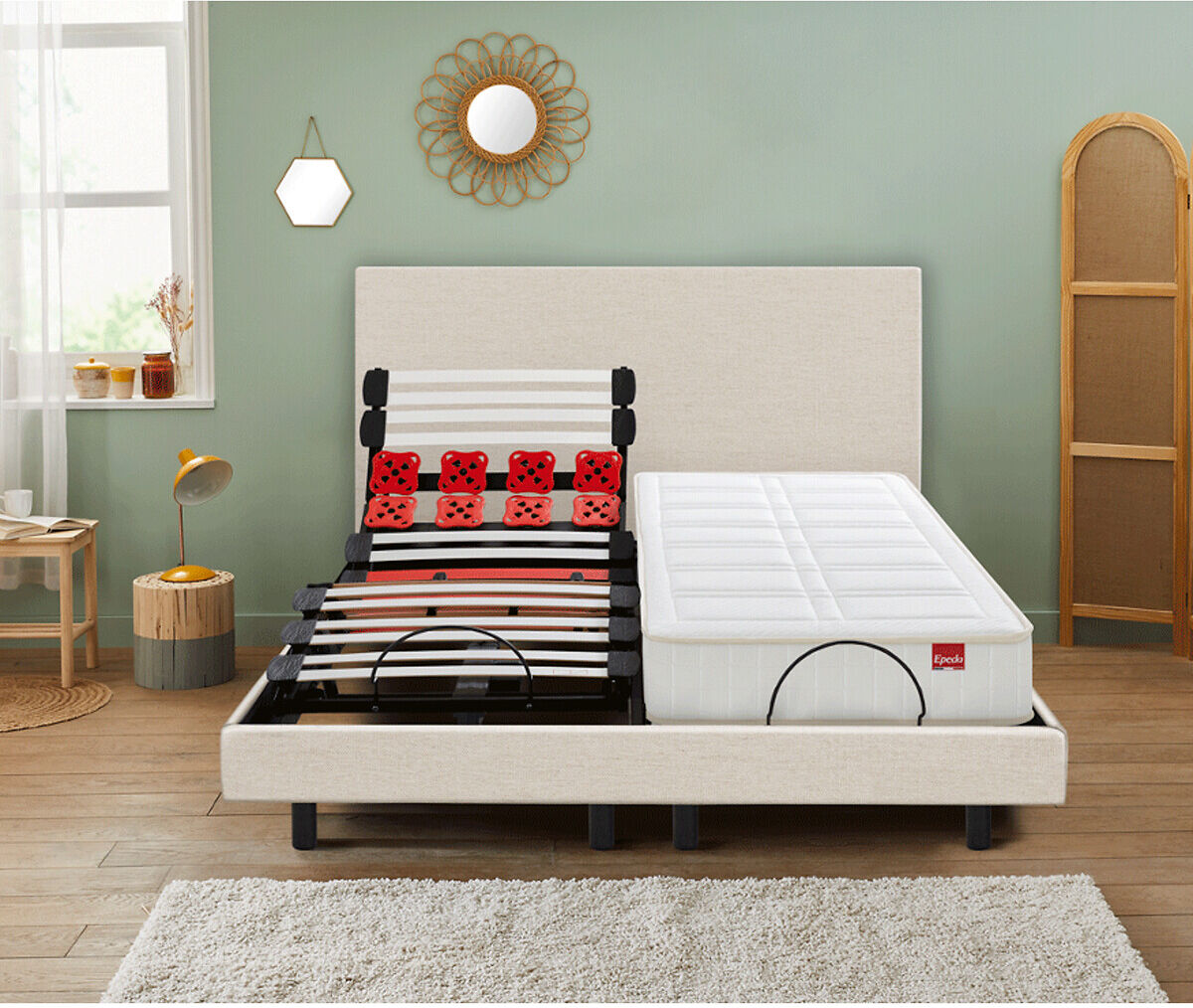 EPEDA Matelas de relaxation ressorts Balade équilibré