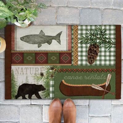 Laural Home Portage Trail Outdoor Door Mat