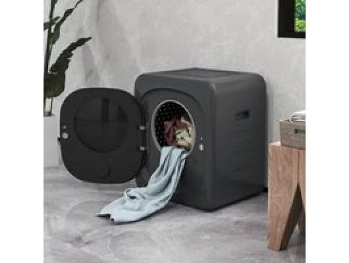Sèche-linge mini IVMEU 4 kg 6 programmes LED tactile 800 W évacuation pose libre murale gris