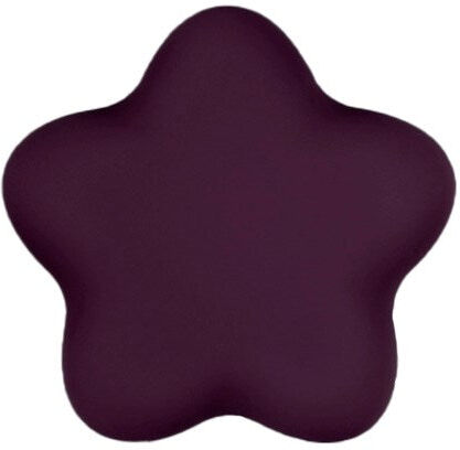3D Holdit Silicone Sticker - Stjerne - Deep Plum
