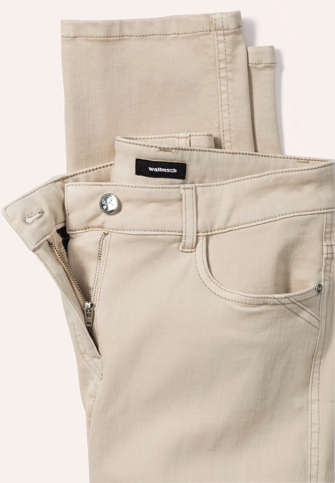Walbusch Jeans Bestform, Regular Fit#normale Größen#Kurzgrößen#Langgrößen, Farbe Beige, 76, zaubert einen flachen Bauch super bequem Damen