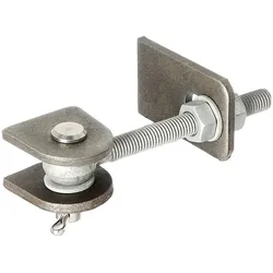 Alberts® Torband f.180° Öffn,kurz,Schrauben,etc.fvz.,Bolzen,etc.VA,z.Anschweißen,M12,VE1