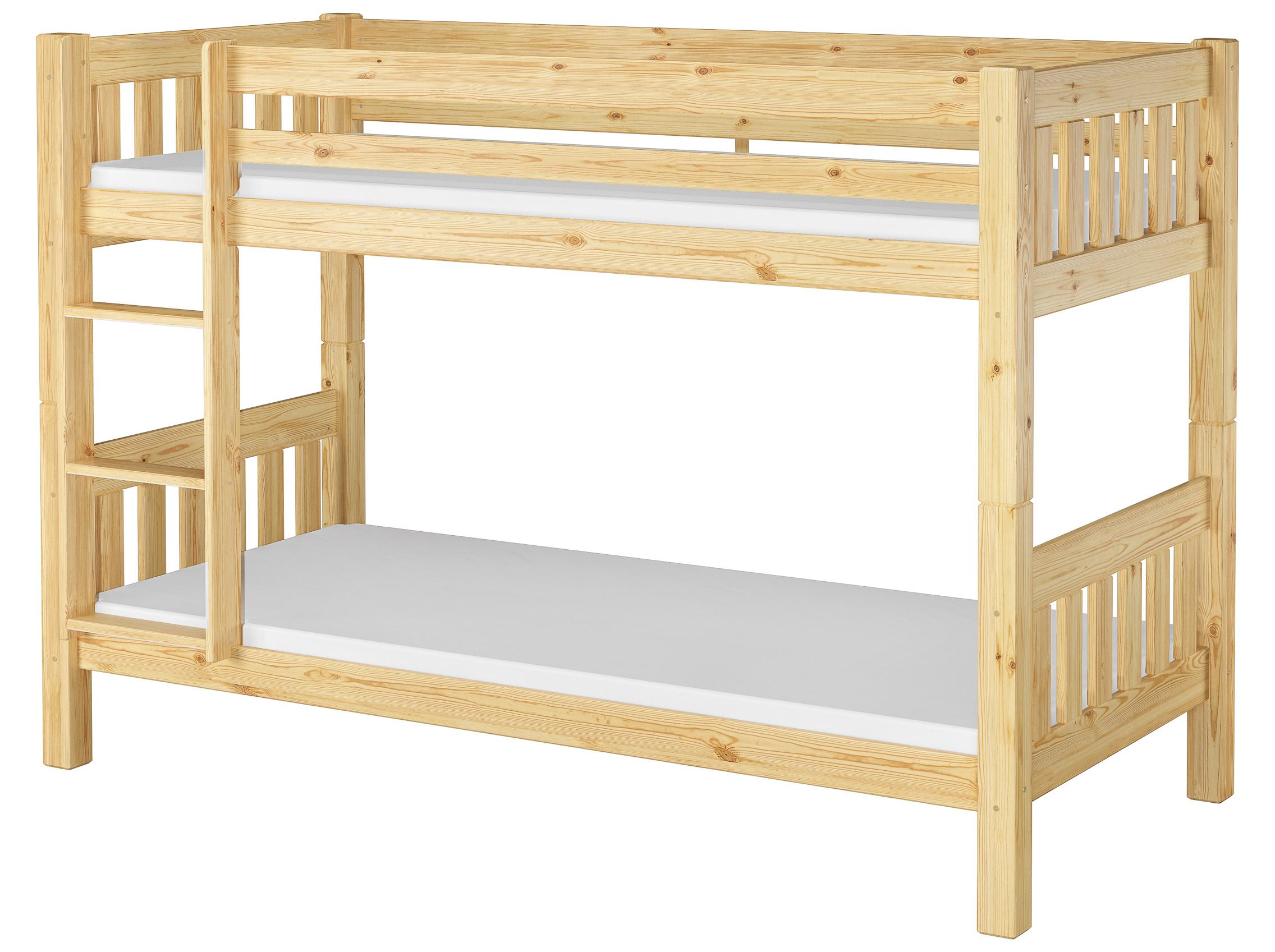 Kinderetagenbett massiv Kiefer Kinderzimmer Stockbett Hochbett Zubehör wählbar V-60.06-09Rollrost und Matratze inkl.